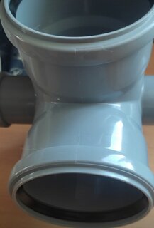 Крестовина канализационная двухплоскостная, 110х110х50 мм, 90 °, левый+правая, РосТурПласт, 36542 - фото 2 от пользователя