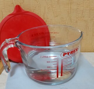 Кувшин мерный 1 л, с крышкой, Pyrex, 264P000/7046 - фото 1 от пользователя