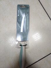 Нож кухонный Daniks, Verde, универсальный, нержавеющая сталь, 12.5 см, рукоятка пластик, JA20206748-BL-4 - фото 9 от пользователя