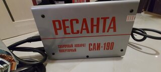 Сварочный аппарат инверторный, Ресанта, САИ-190, 6.5 кВт, 190 А, электрод - фото 9 от пользователя