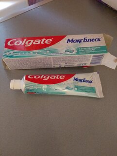 Зубная паста Colgate, МаксБлеск, 100 мл - фото 2 от пользователя