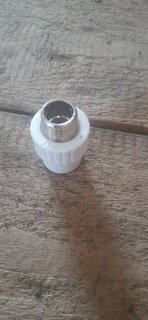 Муфта комбинированная полипропилен, d32х1/2&quot;, наружная резьба, белая, РосТурПласт - фото 1 от пользователя