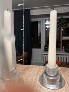 Свеча декоративная, 25х2.1 см, стержень, слоновая кость, Bartek Candles, Barok - фото 7 от пользователя