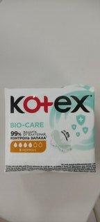 Прокладки женские Kotex, Bio-Care нормал, 8 шт, 9426150 - фото 6 от пользователя