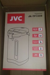 Термопот JVC, JK-TP1005, белый, 5 л, 900 Вт, скрытый нагревательный элемент, металл - фото 4 от пользователя