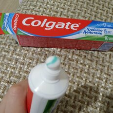 Зубная паста Colgate, Тройное действие, 100 мл - фото 2 от пользователя