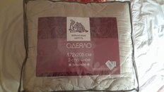 Одеяло 2-спальное, 172х205 см, Верблюжья шерсть, 400 г/м2, зимнее, чехол микрофибра, кант - фото 6 от пользователя