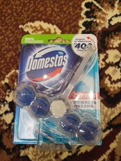 Подвеска для унитаза Domestos, Сила 5 Океан, 55 г, Туалетный блок - фото 4 от пользователя