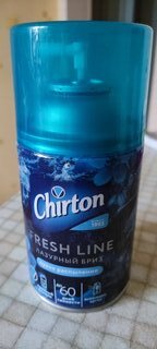 Освежитель воздуха Chirton, 250 мл, Fresh Line Лазурный Бриз, сменный, сухое распыление, 12,50 - фото 5 от пользователя