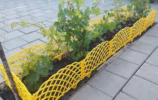 Забор декоративный пластмасса, Диорит, Диадема, 32х270 см, желтый, 46683 - фото 1 от пользователя