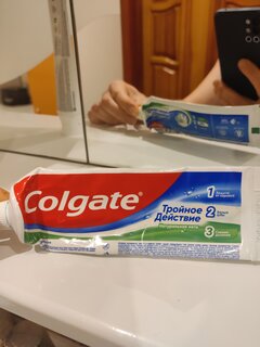 Зубная паста Colgate, Тройное действие, 100 мл - фото 2 от пользователя