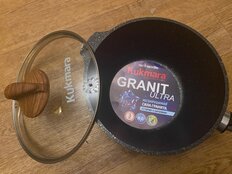 Ковш алюминий, антипригарное покрытие, 2.2 л, съемная ручка, Kukmara, Granit Ultra, кга0225а, в ассортименте - фото 2 от пользователя
