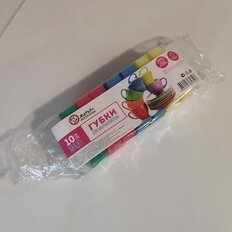 Губка для посуды, 10 шт, Maxi, Марья Искусница, в ассортименте - фото 8 от пользователя