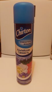 Освежитель воздуха Chirton, 300 мл, Альпийская свежесть - фото 1 от пользователя