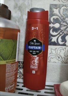 Гель для душа и шампунь Old Spice, 3 в 1 Captain, для мужчин, 250 мл - фото 4 от пользователя