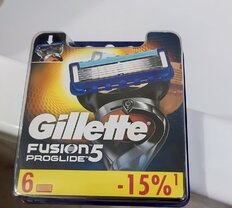 Сменные кассеты для бритв Gillette, Fusion ProGlide, для мужчин, 12 шт - фото 4 от пользователя