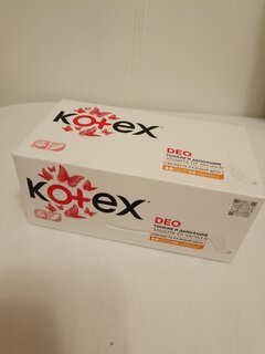 Прокладки женские Kotex, Normal Deo, ежедневные, 56 шт, 9425995 - фото 1 от пользователя