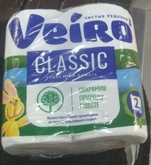 Туалетная бумага Veiro, Linia Classic, 2 слоя, 4 шт, 17.5 м, с втулкой, белая - фото 5 от пользователя