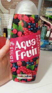 Гель для душа Aquafruit, Active Fresh Фруктовый микс, 420 мл - фото 7 от пользователя