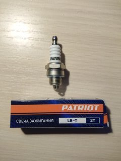 Свечи Patriot, L8T, для двухтактного двигателя, калильное число 8, шестигранник 19 мм, 841102200 - фото 1 от пользователя