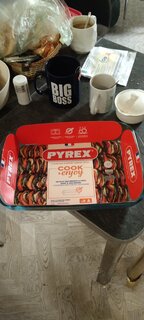 Форма для запекания стекло, 27х40х7 см, 4.6 л, прямоугольная, Pyrex, Smart cooking, 240B000/6146 - фото 9 от пользователя