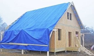 Тент универсальный, 600х400 см, 60 г/м2, люверсы через 1 м, TP-60-4-6-BL - фото 1 от пользователя