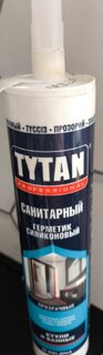 Герметик силиконовый, санитарный, Tytan, 17469, 280 мл, бесцветный - фото 9 от пользователя