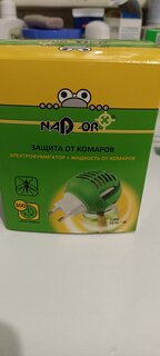 Репеллент от комаров, фумигатор с жидкостью, комплект, 30 ночей, Nadzor, 30 мл - фото 6 от пользователя