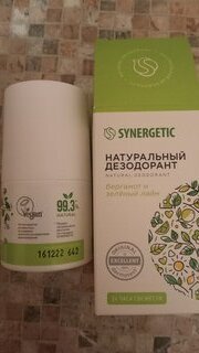 Дезодорант Synergetic, Бергамот-зеленый лайм, ролик, 50 мл - фото 1 от пользователя