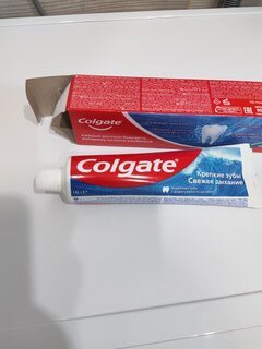 Зубная паста Colgate, Крепкие зубы Свежее дыхание, 100 мл - фото 2 от пользователя