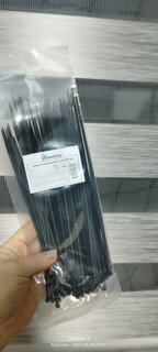Хомут стяжной кабельный, 2.5х200 мм, нейлон, Smartbuy, SBE-CT-25-200-b - фото 1 от пользователя