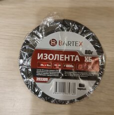 Изолента х/б, 80 г, черная, Bartex - фото 9 от пользователя