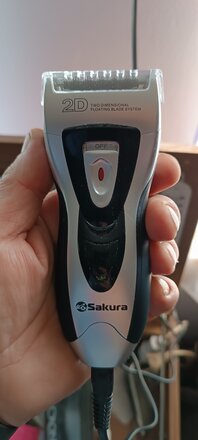 Электробритва аккумуляторная, Sakura, SA-5416SBK, сеточная, сухое бритье, 2 сетки, серебряно-черная - фото 5 от пользователя