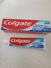 Зубная паста Colgate, Тройное Действие Экстра Отбеливание, 100 мл - фото 7 от пользователя