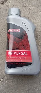 Масло минеральное, для двухтактного двигателя, Maxcut, Universal 2T, 1 л, 850930700 - фото 2 от пользователя