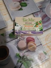 Мыло BioMio, Bio-Soap Апельсин, лаванда и мята, 90 г - фото 2 от пользователя