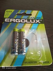 Батарейка Ergolux, ААА (LR03, 24A), Alkaline, щелочная, 1.5 В, блистер, 4 шт, 11744 - фото 7 от пользователя