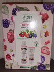 Набор подарочный для женщин, Svoboda Natural, Максимальное увлажнение, гель для душа + крем для рук - фото 6 от пользователя