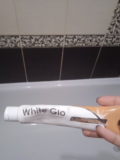 Зубная паста White Glo, 100 г, для любителей кофе и чая - фото 1 от пользователя