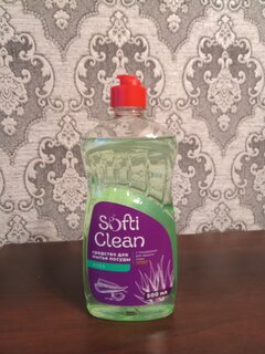 Средство для мытья посуды Softi Clean, Алоэ, 500 мл - фото 7 от пользователя