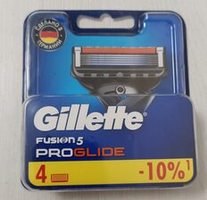 Сменные кассеты для бритв Gillette, Fusion ProGlide, для мужчин, 4 шт - фото 7 от пользователя