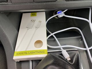 Кабель USB, Red Line, USB lightning, 1 м, 8 - pin, для Apple, белый, УТ000006493 - фото 8 от пользователя