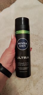 Гель для бритья, Nivea, Ultra, черный гель, 200 мл, 81789 - фото 4 от пользователя