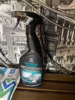 Чистящее средство универсальное, Grass, Universal Cleaner, спрей, 600 мл - фото 2 от пользователя