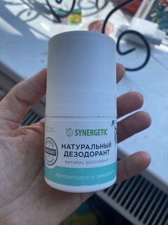 Дезодорант Synergetic, Лемонграсс-эвкалипт, ролик, 50 мл - фото 3 от пользователя