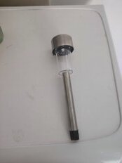 Фонарь садовый на солнечной батарее, грунтовый, металл, 7.5х29.5 см - фото 9 от пользователя