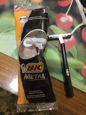 Станок для бритья Bic, Metal, для мужчин, 3 шт, одноразовые, 980131 - фото 6 от пользователя