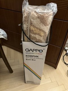 Коврик для ванны, антискользящий, 0.6х0.9 м, полиэстер, Gappo, G85505 - фото 2 от пользователя