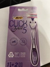 Станок для бритья Bic, Click 5 Soleil, для женщин, 5 лезвий, 2 сменные кассеты, 503715 - фото 1 от пользователя