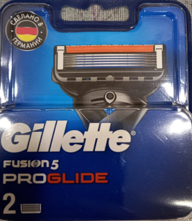 Сменные кассеты для бритв Gillette, Fusion ProGlide, для мужчин, 2 шт, GIL-81521961 - фото 1 от пользователя